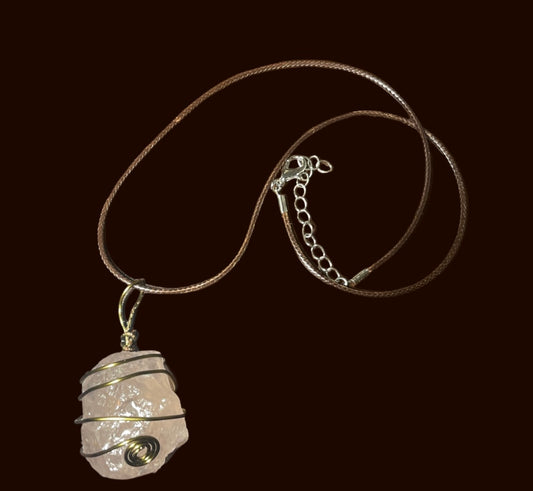 Wire Wrapped Crystal Necklaces/ Sold Out