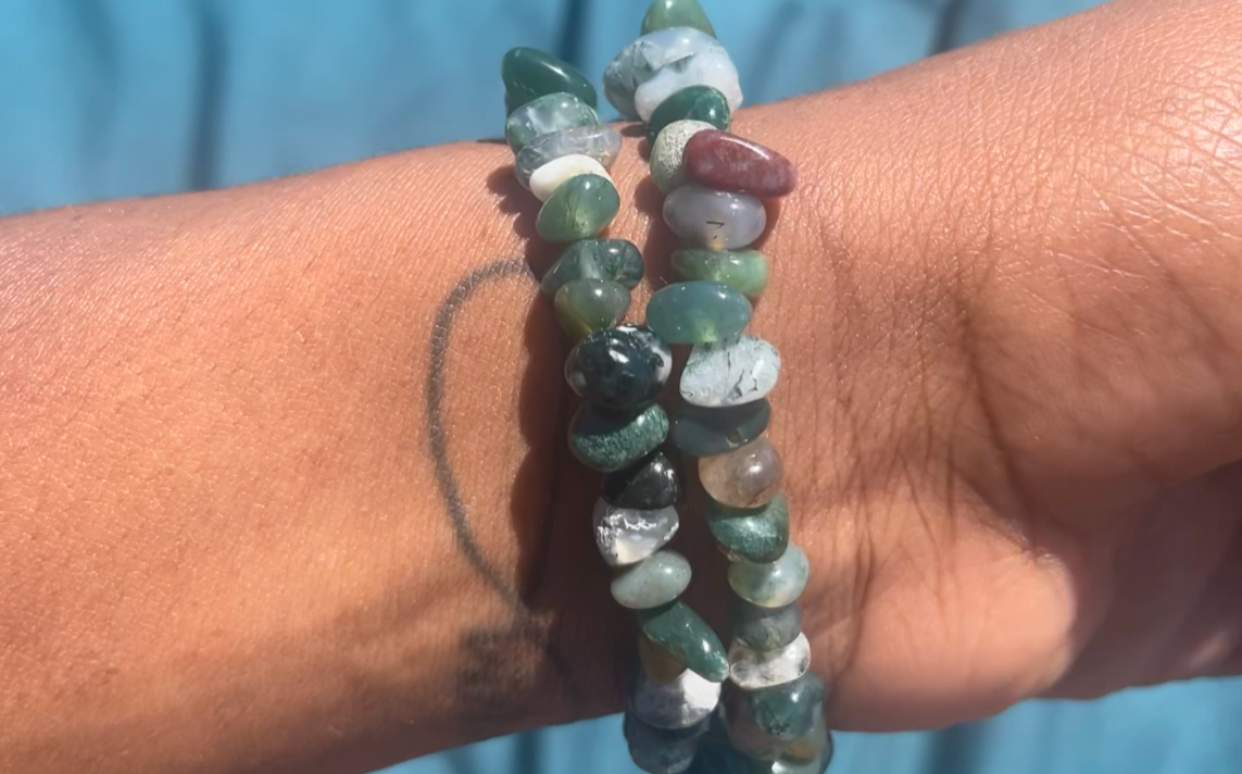 Moss Agate Bracelet